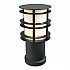 Stockholm 1 Light Small Bollard - Black