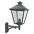 Turin 1 Light Grande Up Wall Lantern - Black
