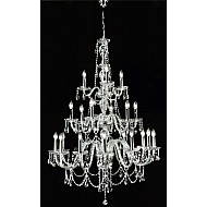Crystal Triple Tier Chandelier