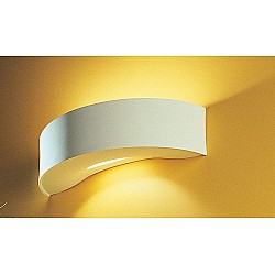 Bandeau Compact Circular Plaster Wall Light