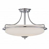 Griffin 4 Light Semi-Flush Light - Antique Nickel
