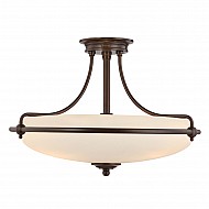 Griffin 4 Light Semi-Flush Light - Palladian Bronze