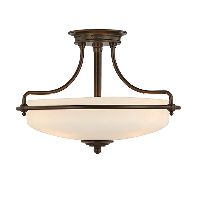 Griffin 3 Light Semi-Flush Light - Palladian Bronze
