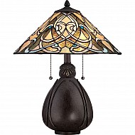 India 2 Light Table Lamp