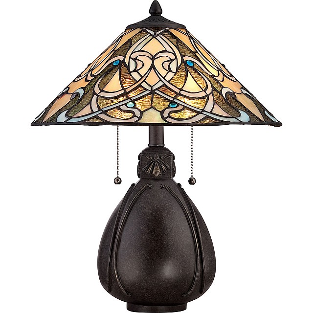 India 2 Light Table Lamp