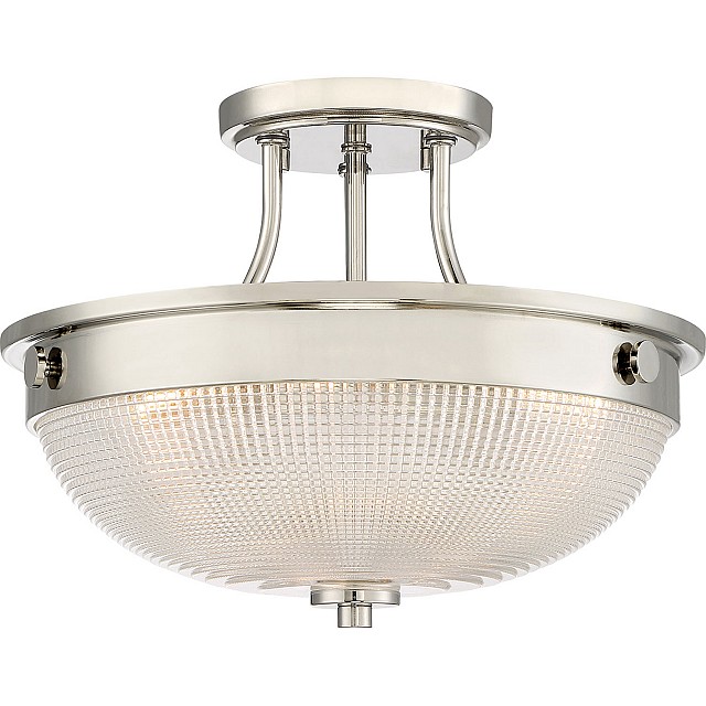 Mantle 2 Light Semi-Flush - Polished Nickel