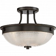 Mantle 2 Light Semi-Flush - Palladian Bronze
