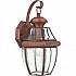 Newbury 1 Light Medium Wall Lantern - Aged Copper