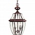 Newbury 2 Light Large Chain Lantern - Aged Copper