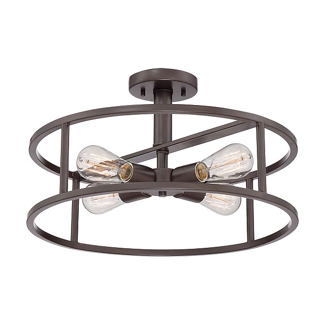 New Harbor 4 Light Semi-Flush