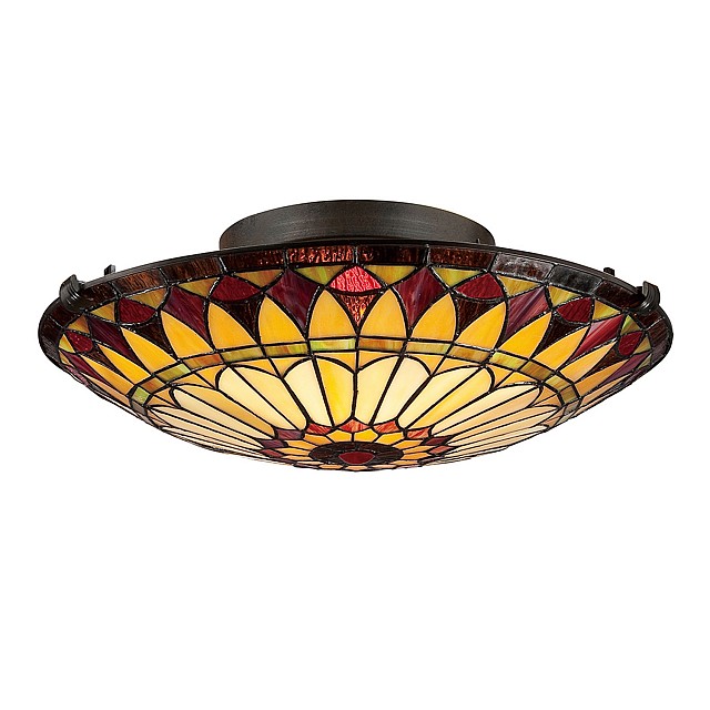 West End 2 Light Medium Floating Flush Mount