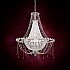 Chrysalita 8 Light Chandelier in Stainless Steel with Crystal Spectra Crystal