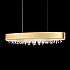 Eclyptix 10 Light Pendant in Stainless Steel with Clear Crystals From Swarovski and Eclyptix 36