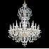 Olde World 23 Light Chandelier in Rich Auerelia Gold with Clear Spectra Crystal
