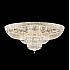 Petit Crystal Deluxe 36 Light Close to Ceiling in Rich Auerelia Gold with Clear Crystals From Swarovski