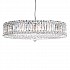 Plaza 21 Light Pendant in Stainless Steel with Clear Radiance Crystal