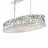 Plaza 24 Light Pendant in Stainless Steel with Clear Radiance Crystal