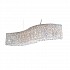 Refrax 13 Light Pendant in Stainless Steel with Clear Spectra Crystal