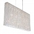 Refrax 23 Light Pendant in Stainless Steel with Clear Spectra Crystal