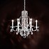 Sarella 6 Light Chandelier in Antique Silver with Crystal Heritage Crystal