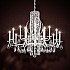 Sarella 15 Light Chandelier in Stainless Steel with Crystals From Swarovski