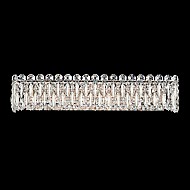 Sarella Wall Sconce in White with Crystal Crystals From Swarovski