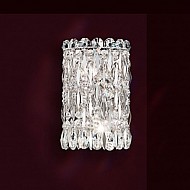 Sarella 2 Light Wall Sconce in Stainless Steel with Crystals From Swarovski