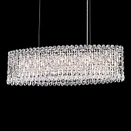 Sarella 12 Light Pendant in Antique Silver with Crystal Crystals From Swarovski