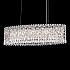 Sarella 12 Light Pendant in Antique Silver with Crystal Crystals From Swarovski