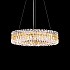 Sarella 12 Light Pendant in Heirloom Gold with Crystals From Swarovski