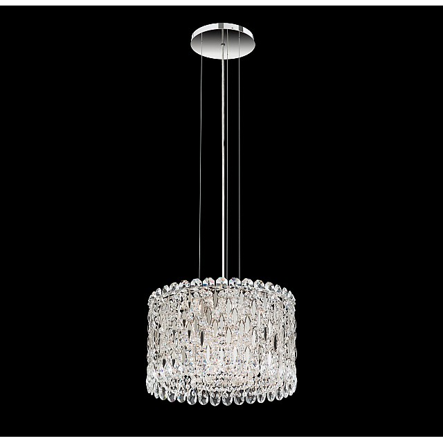 Sarella Pendant in Stainless Steel with Crystal Heritage Crystal