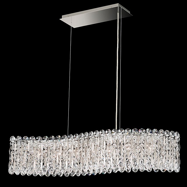 Sarella Pendant in Antique Silver with Crystals From Swarovski	