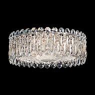 Sarella Close to Ceiling in Antique Silver with Crystal Crystals From Swarovski