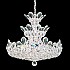 Trilliane 15 Light Chandelier in Silver with Clear Spectra Crystal
