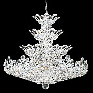 Trilliane 30 Light Chandelier in Silver with Clear Spectra Crystal