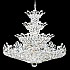 Trilliane 30 Light Chandelier in Silver with Clear Spectra Crystal