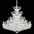 Trilliane 24 Light Chandelier in Silver with Clear Spectra Crystal
