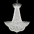 Trilliane 76 Light Chandelier in Silver with Clear Spectra Crystal