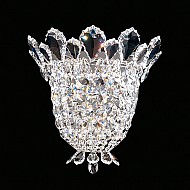 Trilliane 3 Light Wall Sconce in Silver with Clear Spectra Crystal