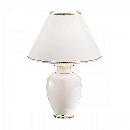 Table Lamp GIARDINO, 57 Ceramic, decor GIARDINO AVORIO