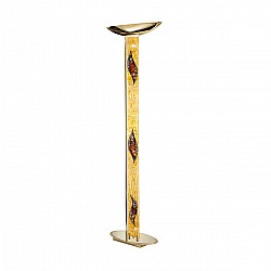 Floor Lamp DELPHI Decor KISS GOLD, 24-carat gold, gold-plated, hand-painted