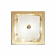 Ceiling Lamp ONTARIO, 31 Crystal glass, 24-carat gold