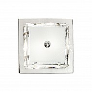 Ceiling Lamp ONTARIO, 31 Crystal glass, chrome