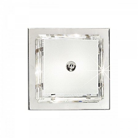 Ceiling Lamp ONTARIO, 31 Crystal glass, chrome