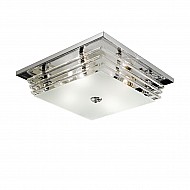 Ceiling Lamp ONTARIO, 39 Crystal glass, chrome