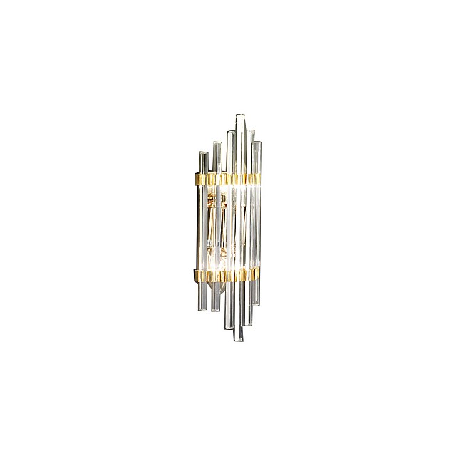 Wall Lamp ONTARIO, 31 Crystal glass, 24-carat gold
