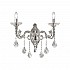 Wall Lamp CONTARINI CRYSTAL Spectra, chrome, (shades optional)
