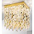 Ceiling Lamp PRISMA, 40 24-carat gold, PURE KOLARZ golden night