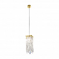 Pendant Lamp PRISMA, 12 24-carat gold, PURE KOLARZ clear
