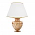 Table Lamp ANFORA, 90 Decor AQUA CHAMPAGNE, gold-plated, hand-painted
